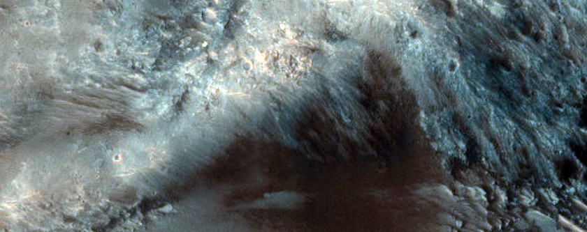 Craters and Plains Northwest of Herschel Crater