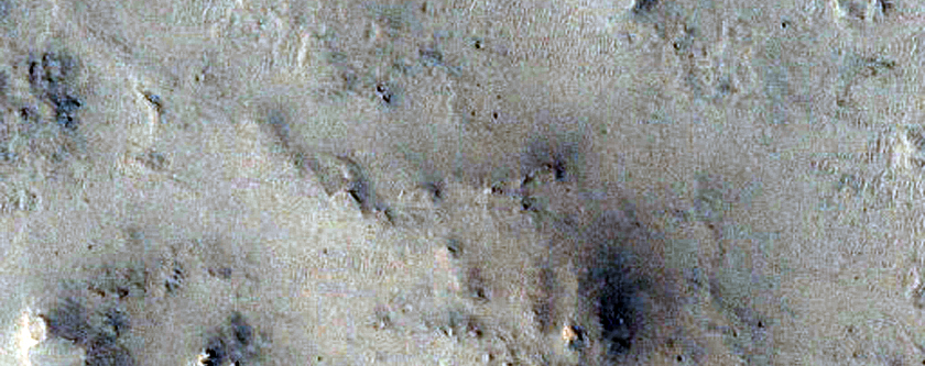 Crater Rim in Western Sinus Meridiani