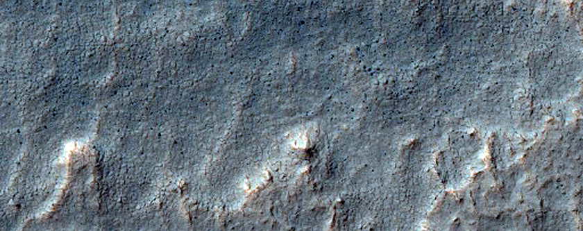 Crater Rim South of Ptolemaeus Crater