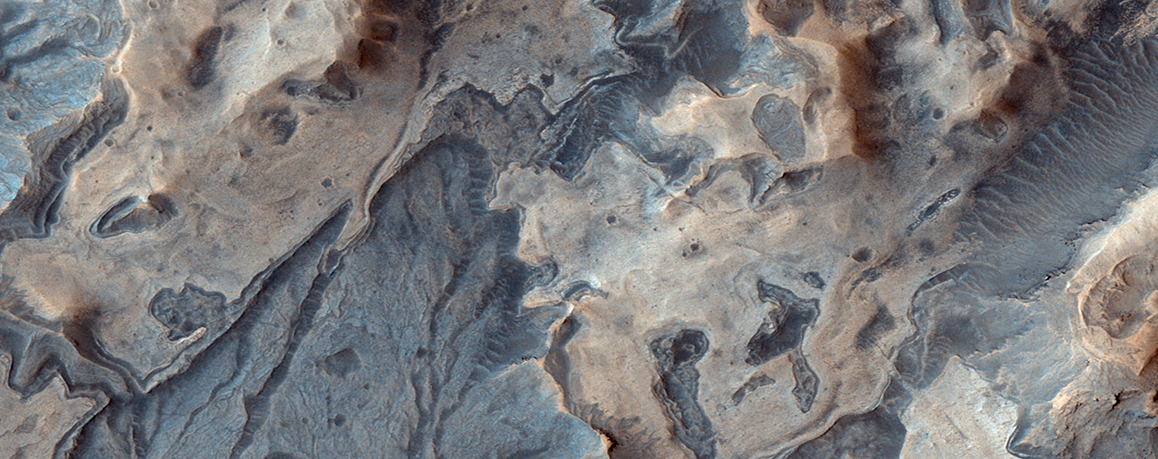 Valleys in Melas Chasma