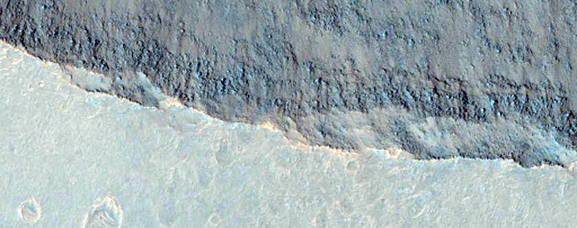 Ganges Chasma Landslide