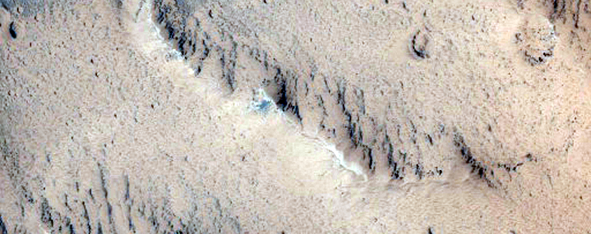 Faults in Melas Chasma Wall