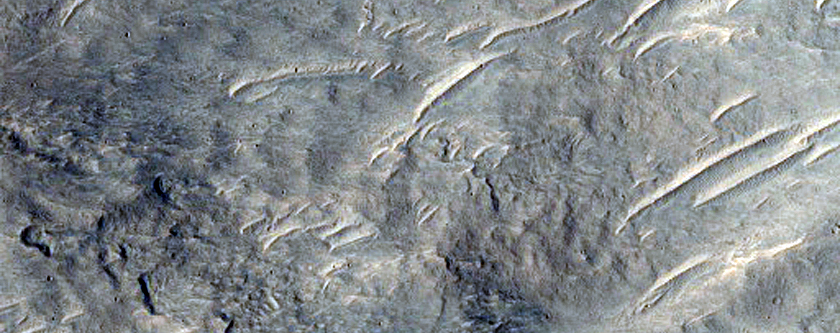 Gratteri Crater Continuous Ejecta Blanket