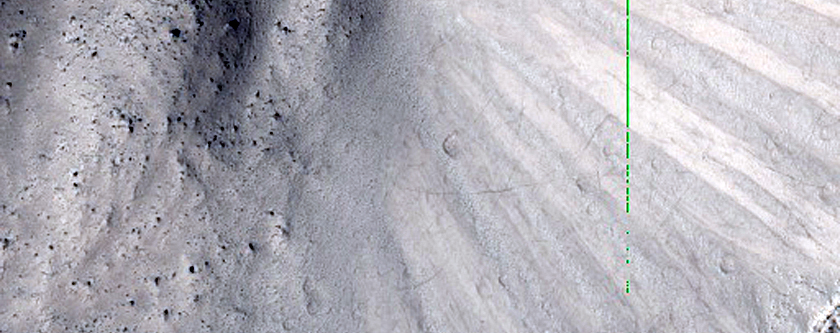 Pangboche Crater - Fresh 11-Kilometer Diameter Crater on Olympus Mons