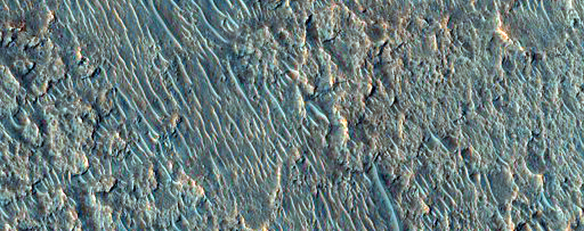 Proposed MSL Site in Eos Chasma