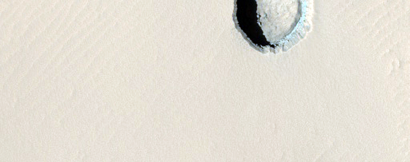 Pair of Small Pits in the Arsia Chasmata