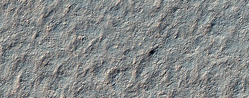 Sample of Very Flat Surface of South Polar Layered Deposits