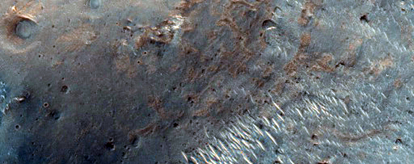Terra Tyrrhena Hydrated Crater