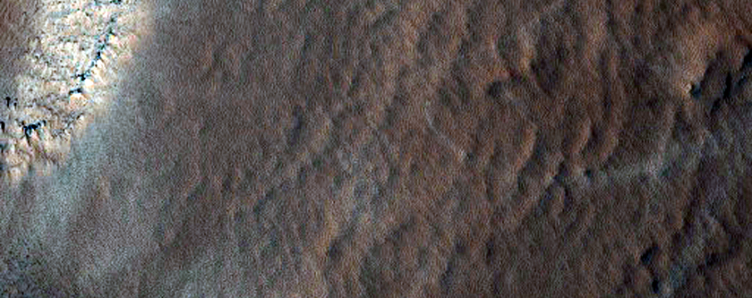 Pits and Channels on the Southern Flank of Arsia Mons