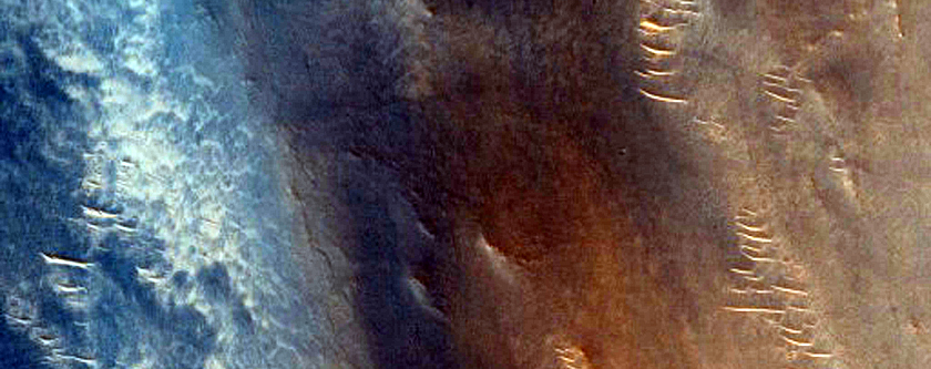 Phyllosilicate Area in Ismenius Lacus
