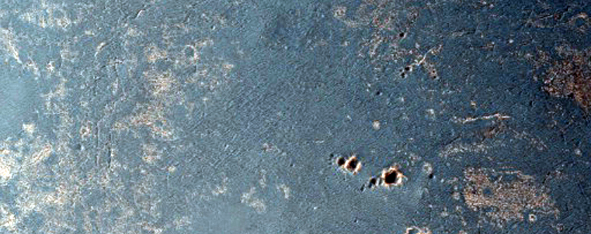 Large Unusual Crater in Meridiani Region