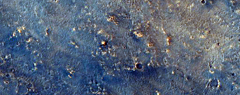 Proposed MSL Rover Landing Site - Meridiani Crater Lake