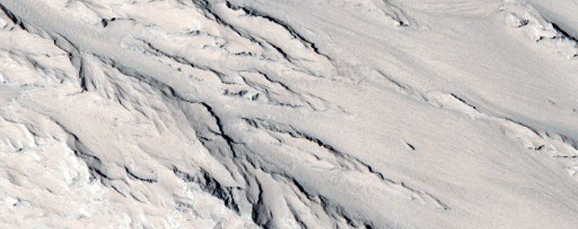 Interior Layered Deposit Outcrop in Candor Chasma