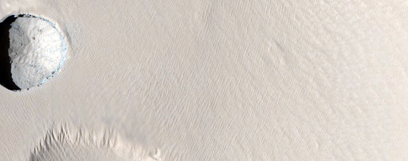 Fresh Pit Crater on Arsia Mons