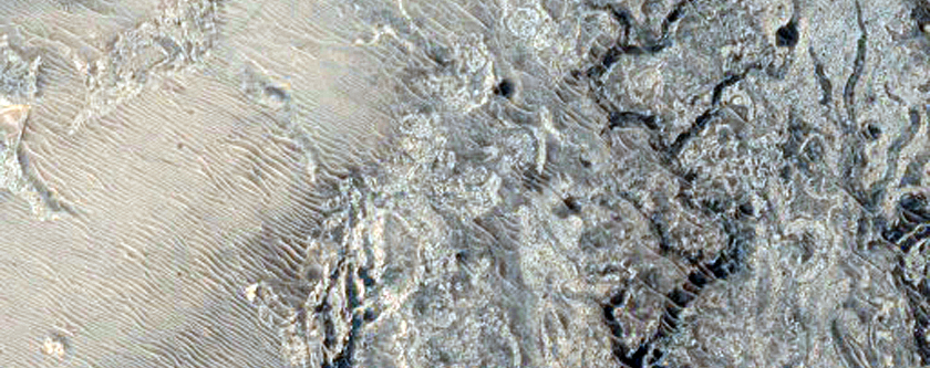 Fluvial Channels along Melas Chasma Wallrock