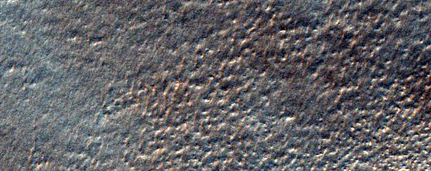 Impact Craters and Dark Units on Northern Flank of Alba Patera