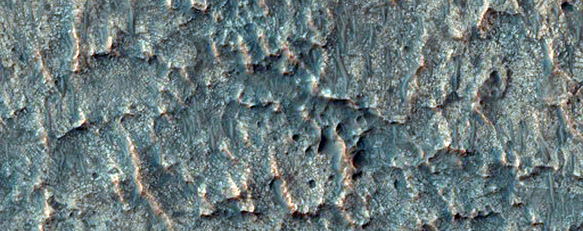 Eridania Basin Light-Toned Outcrops