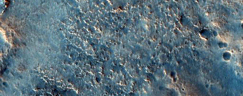 Field of Cratered Cones in Acidalia