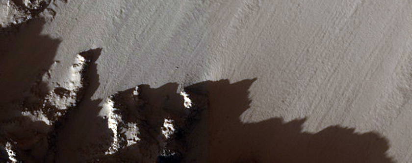 Depression at Eastern End of Granicus Valles