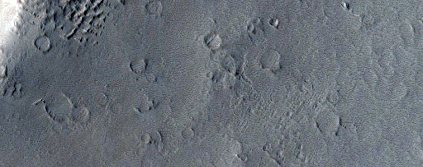 Fan Deposit along the Southern Flank of Apollinaris Patera