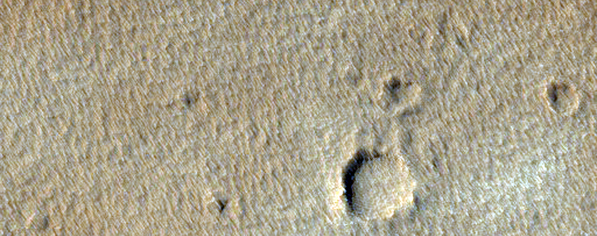 Low Shield of the Floor of Arsia Mons Caldera