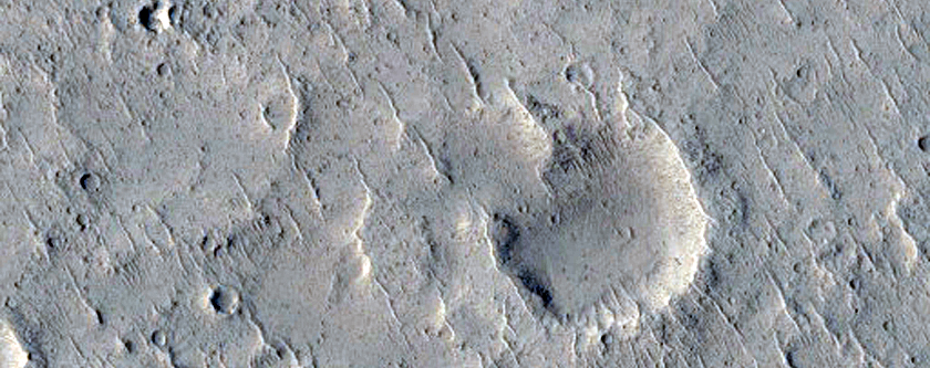 Incised Distributary Fan at the Distal End of Lethe Vallis