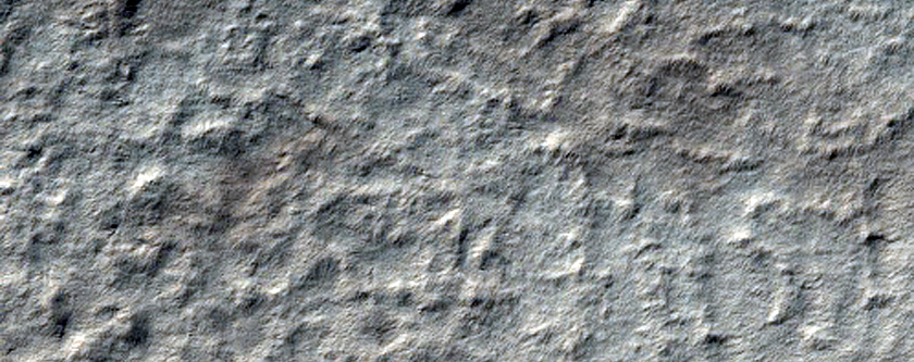 Layers in South Polar Deposits Near Margin