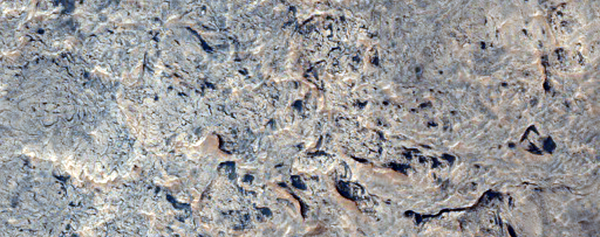 Large Region of Layering in Meridiani Planum