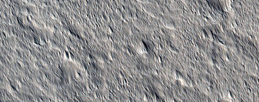 Gflowing Terrain in Acheron Fossae Region