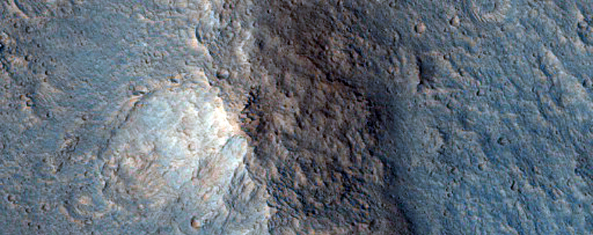 Central Peak Ring of Large Crater