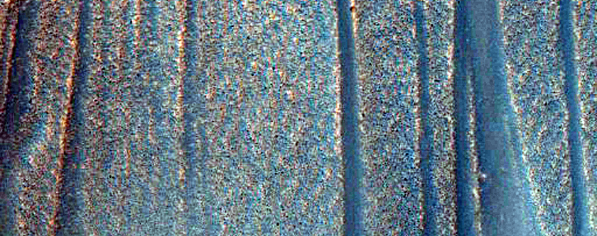 Walls and Floor of Valley in Noctis Labyrinthus