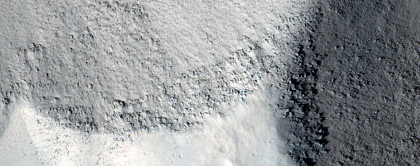 Stratigraphy in Iberus Vallis