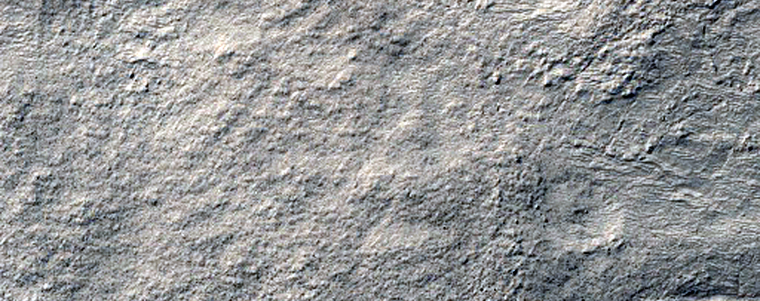 Complex Eroded Or Etched Terrain of Hellas Basin Floor
