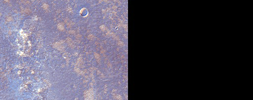 Splotchy Terrain to the Southwest of Valles Marineris