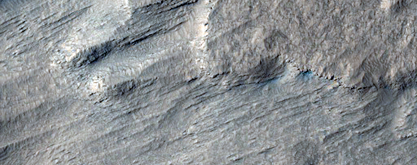 Knobby and Layered Material in Aeolis Mensae