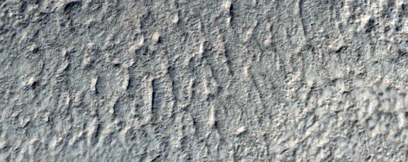 Complex Eroded Terrain of Hellas Basin Floor