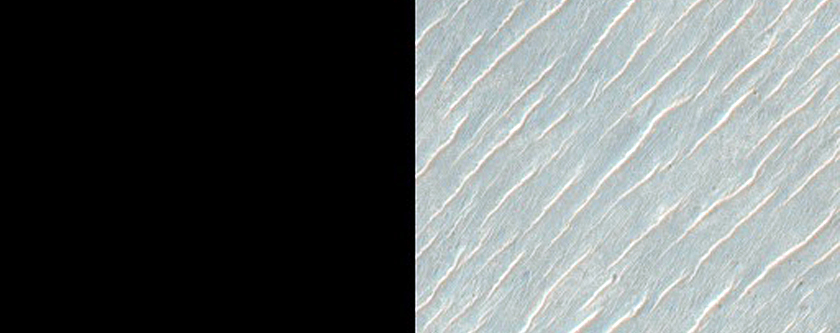 Deposits in Crater Interior