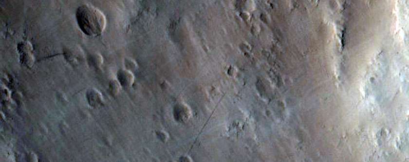 Northern Rim of Orcus Patera