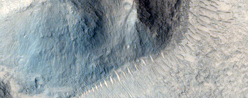 Change Monitoring of Fresh Rayed Crater