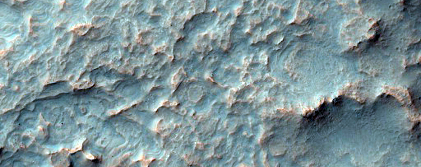 Alluvial Fans in Unnamed Crater