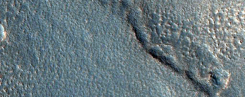 Rough Terrain South of Lyot Crater