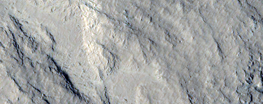 Northeast Portion of Tooting Crater Ejecta