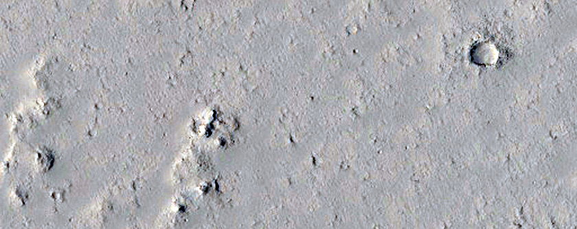 Dark Spot in Marte Valles