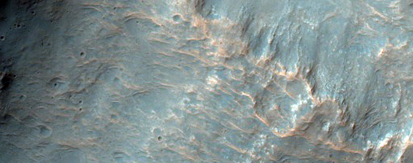 Floor of Crater in Tyrrhena Terra