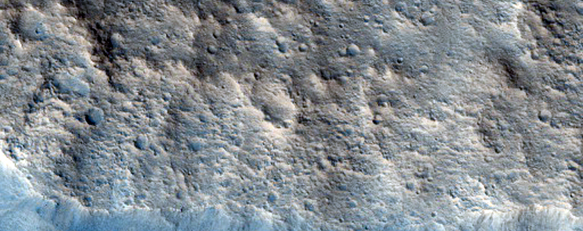 Distal Ramparts of Chryse Planitia Crater