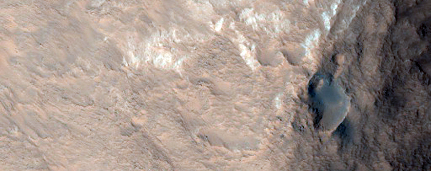 A Crater East of Mojave Crater