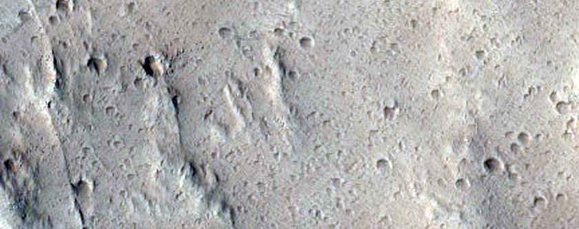 Lava-Draped Olympus Mons Northern Basal Scarp