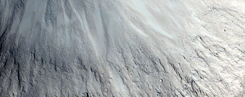 Fresh Rocky Crater in Isidis Region
