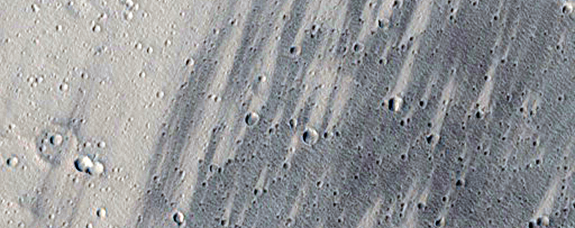 New Impact Crater Northwest of Ceraunius Tholus