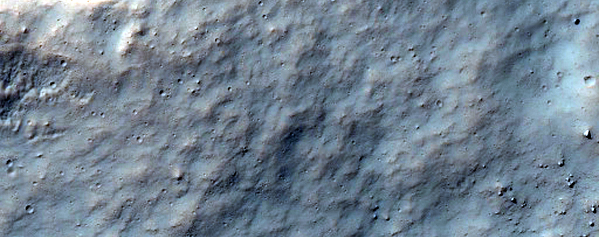 Recent Crater in Middle Southern Latitudes